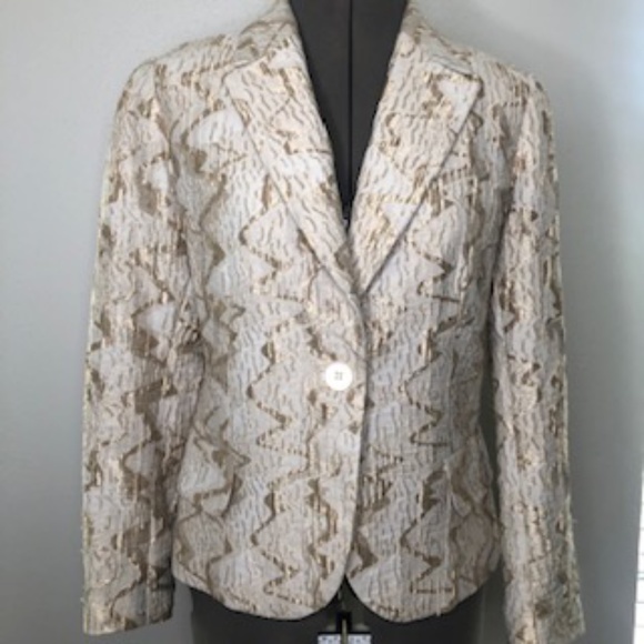 Harve Benard Blazer Single Button Front Size 10 - Picture 2 of 10
